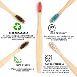 4 brosses à dents en bambou